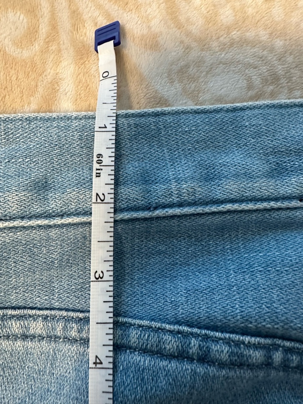 Helmut Lang Two-Tone Patchwork Blue Straight Jeans - Picture 15 of 15